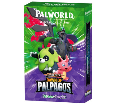Palworld Dawn of Palpagos Green & Purple Trial Deck