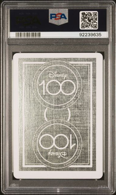 2023 DISNEY100 PLAYING CARDS ELLIE & CARL 9 OF DIAMONDS PSA 9