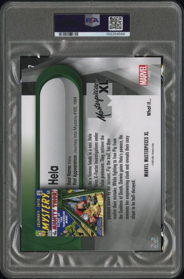 2024 SKYBOX MARVEL MASTERPIECES XL #7 HELA WHAT IF