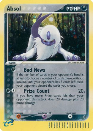 Absol - 1/97 [Dragon] - Holofoil