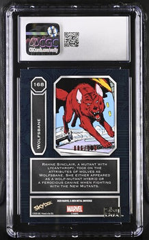 Marvel English Wolfsbane 168 2021 Marvel X-Men Metal Universe Pink Parallel High Series CGC 10