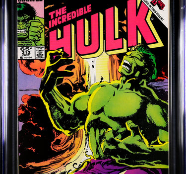 Incredible Hulk #312 Newsstand Edition CGC 9.0 - Marvel Comics 10/85