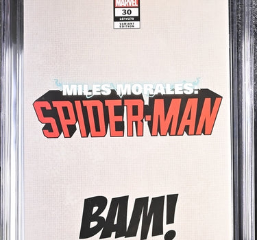 Miles Morales: Spider-Man #30 BAM! Box Edition Signature Series CGC 9.6 - Marvel Comics 11/21