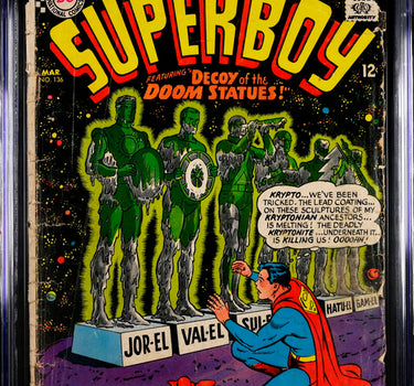 Superboy #136 CGC 1.5 - DC Comics 3/67