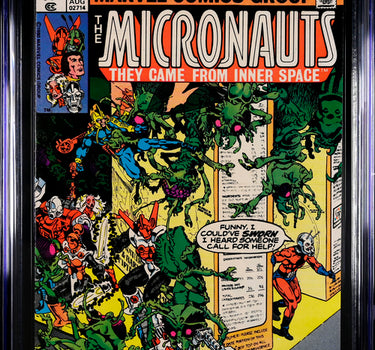 Micronauts #20 Newsstand Edition CGC 8.5 - Marvel Comics 8/80