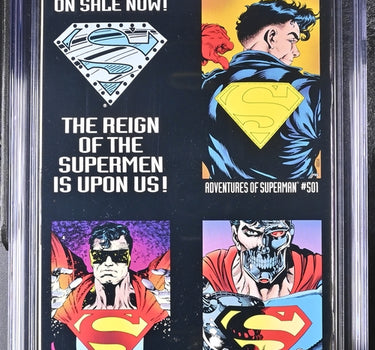 Superman: The Man of Steel #22 Collector's Edition CGC 9.6 - DC Comics 6/93