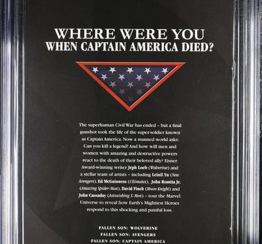 Fallen Son: The Death of Captain America #3 CGC 9.4 - Marvel Comics 7/07