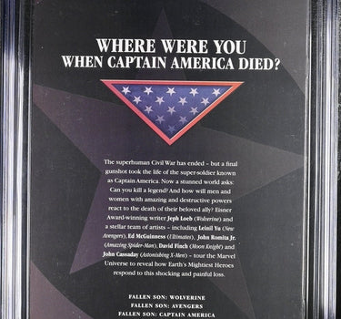 Fallen Son: The Death of Captain America #2 CGC 9.4 - Marvel Comics 6/07