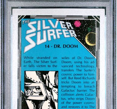 1992 COMIC IMAGES SILVER SURFER #14 DR. DOOM PSA 6