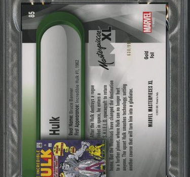 2024 SKYBOX MARVEL MASTERPIECES XL #85 HULK GOLD FOIL