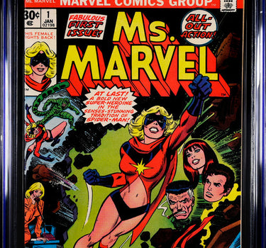 Ms. Marvel #1 CGC 8.0 - Marvel Comics 1/77