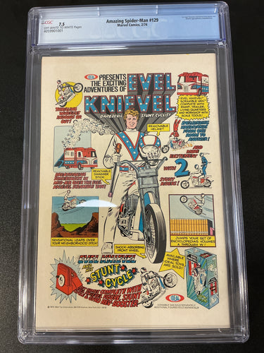 Amazing Spider-Man #129  CGC 7.5 - Marvel Comics 2/74