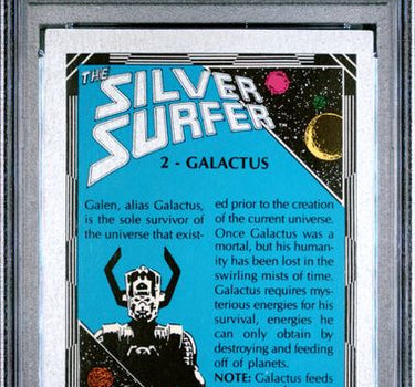 1992 COMIC IMAGES SILVER SURFER #2 GALACTUS PSA 7