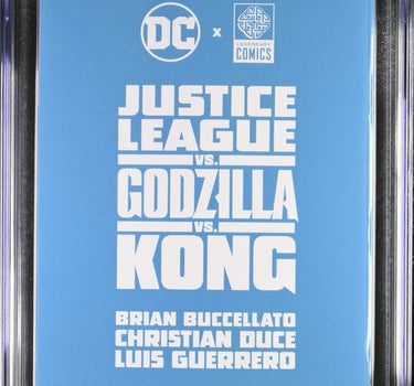 Justice League vs. Godzilla vs. Kong #1 Duce Variant Cover A CGC 9.6 - DC Comics 12/23
