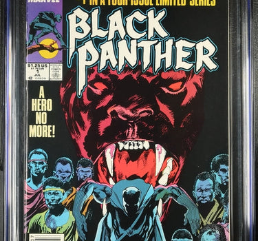 Black Panther #1 Newsstand Edition CGC 9.4 - Marvel Comics 7/88