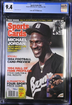 Sports Cards #109 Graded Michael Jordan magazine CGC 9.4