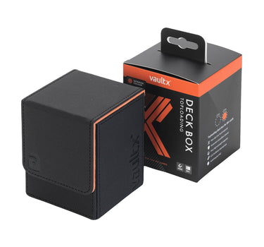 Vault X TOPLOADING DECK BOX 80+ (Black/Orange)