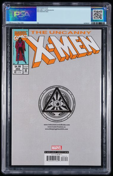 MARVEL COMICS UNCANNY X-MEN (2024 FACSIMILE EDITION) #266 AUGUST 2024 NYCC UNKNOWN COMICS FOIL KAARE ANDREWS VARIANT PSA 9.8