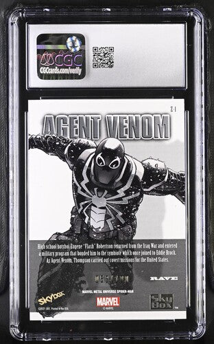 Agent Venom CGC 9 - Spider-Man Metal (2022) Upper Deck #Z-1