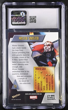Mister Sinister CGC 10 - Spider-Man Metal (2022) Upper Deck #53