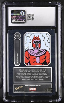 Magneto CGC 9 - Spider-Man Metal Upper Deck #147