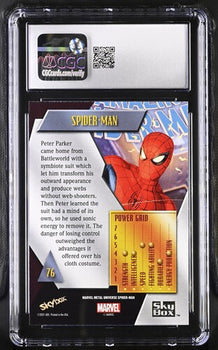 Spider-Man CGC 10 - Spider-Man Metal (2022) Upper Deck #76
