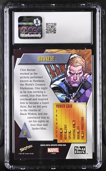 Hawkeye CGC 10 - Spider-Man Metal (2022) Upper Deck #31