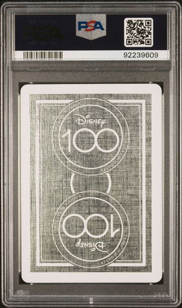 2023 DISNEY100 PLAYING CARDS AURORA 5 OF SPADES PSA 10