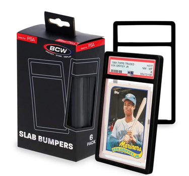 BCW 6 Pack BLACK Slab Bumpers- Sized For PSA