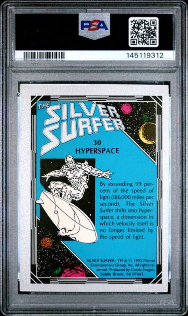 1992 COMIC IMAGES SILVER SURFER #30 HYPERSPACE PSA 6