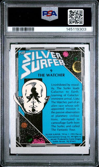 1992 COMIC IMAGES SILVER SURFER #9 THE WATCHER PSA 6