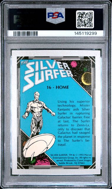 1992 COMIC IMAGES SILVER SURFER #16 HOME PSA 7