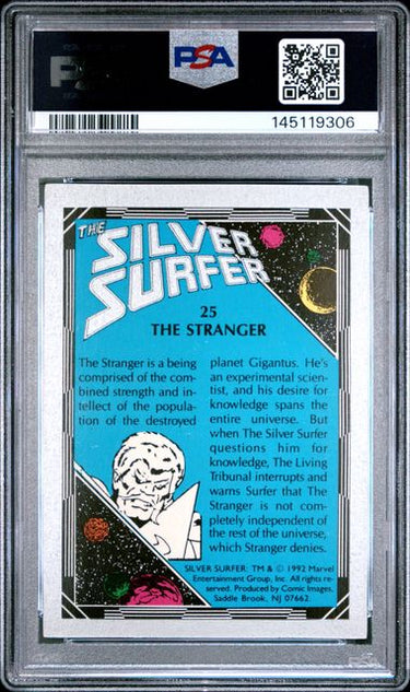 1992 COMIC IMAGES SILVER SURFER #25 THE STRANGER PSA 6