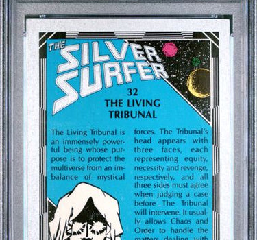 1992 COMIC IMAGES SILVER SURFER #32 THE LIVING TRIBUNAL PSA 7