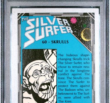 1992 COMIC IMAGES SILVER SURFER #60 SKRULLS PSA 7