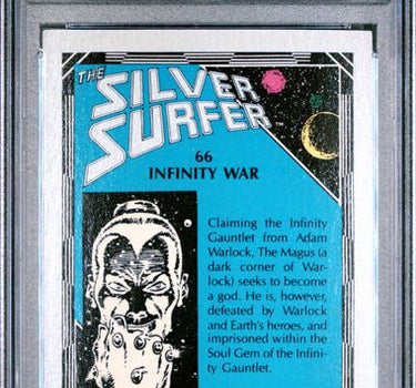 1992 COMIC IMAGES SILVER SURFER #66 INFINITY WAR PSA 6