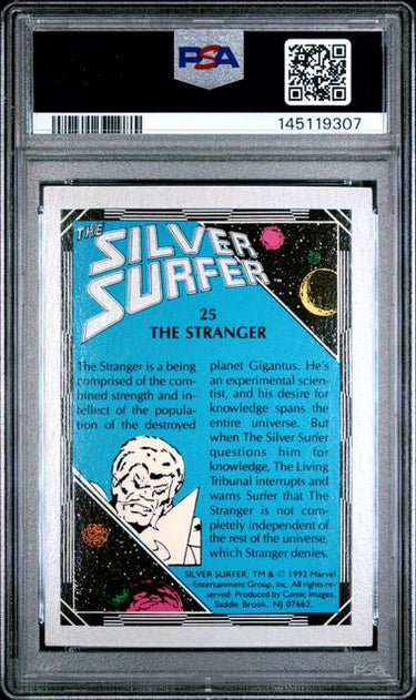 1992 COMIC IMAGES SILVER SURFER #25 THE STRANGER PSA 6