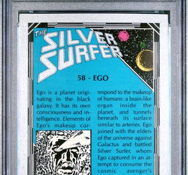 1992 COMIC IMAGES SILVER SURFER #58 EGO PSA 6