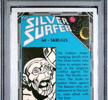 1992 COMIC IMAGES SILVER SURFER #60 SKRULLS PSA 7