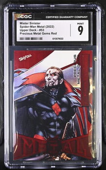 Marvel English Mister Sinister 53 2022 Spider-Man Metal Precious Metal Gems Red