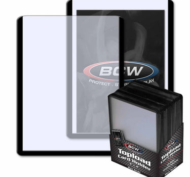 BCW 3x4 Topload Card Holder - Black Border