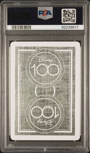 2023 DISNEY100 PLAYING CARDS EDNA MODE 4 OF HEARTS PSA 10