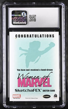 Marvel English Invisible Woman 1 of 1 2013 Women of Marvel Series 2 (2013 Rittenhouse) Artist Sketch Card