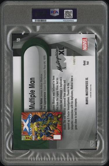 2024 SKYBOX MARVEL MASTERPIECES XL #10 MULTIPLE MAN GOLD FOIL