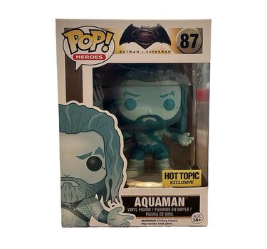 Funko Pop DC Universe Blue Aquaman Vinyl Hot Topic Exclusive #87