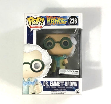 Funko Pop Brand New Collectable Dr. Emmett Brown 236 Back To The Future