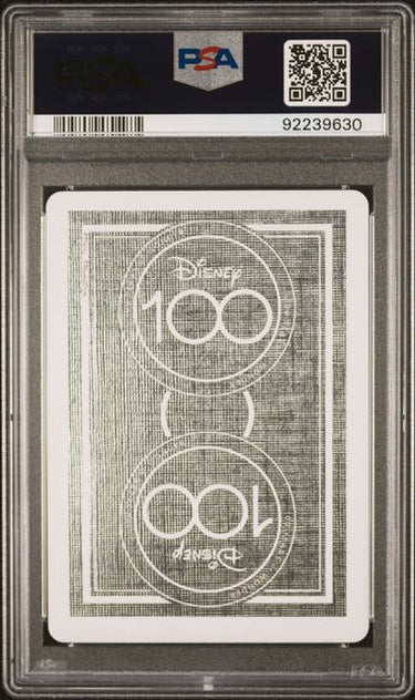 2023 DISNEY100 PLAYING CARDS ALBERTO SCORFANO 4 OF DIAMONDS PSA 9