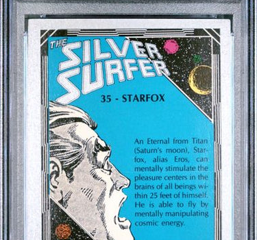 1992 COMIC IMAGES SILVER SURFER #35 STARFOX PSA 6