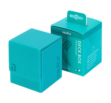 Teal Toploading Deck Box 80+ Vault X