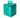 Teal Toploading Deck Box 80+ Vault X